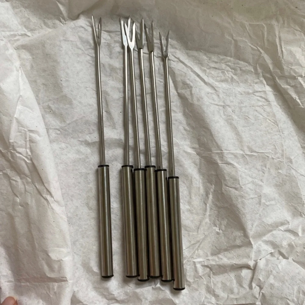 Crate&Barrel Fondue Stainless Steel